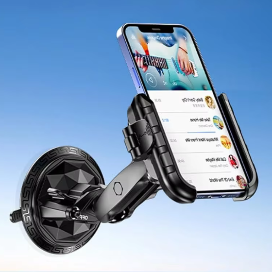 Car Phone Suction Cup Mount with Ball Head With Twist-Lock Composite Suction Cup Mount Fit for Car Boat Truck