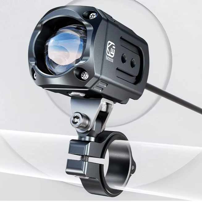 Motorcycle Spotlights Strong Lights 60W 6000K Motorcycle Lighting System Two-color Headlights LED Motorcycle Light