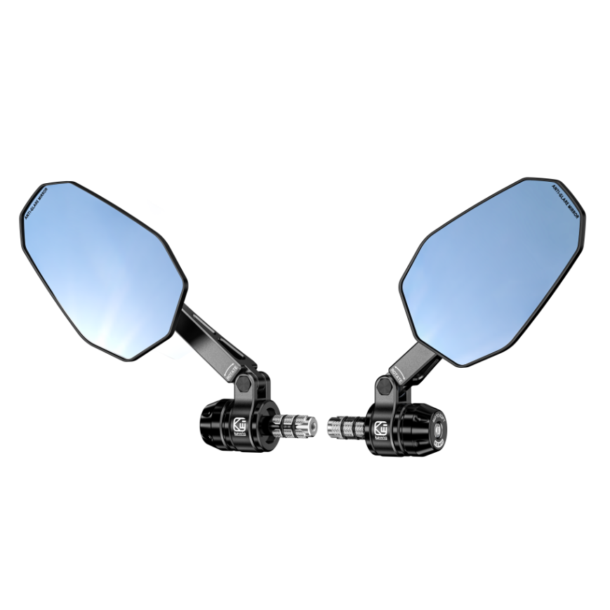 Motorcycle Expansion Ball Head Handlebar Mirror Hydrophobic Anti-Glare Motorcycle Aluminum Alloy Rear-view Mirror
