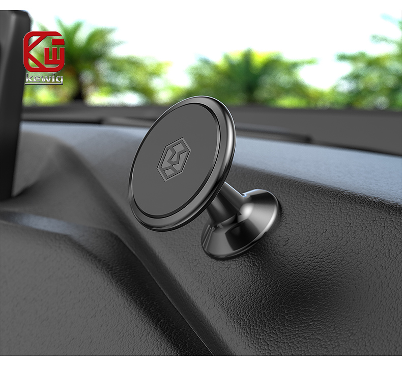 Magnetic Car Phone Holder Dashboard Mount 360° Rotation Aluminum Alloy Strong Magnet Cell Phone Stand for iPhone All Smartphones Private Mold Car Interior Accessory