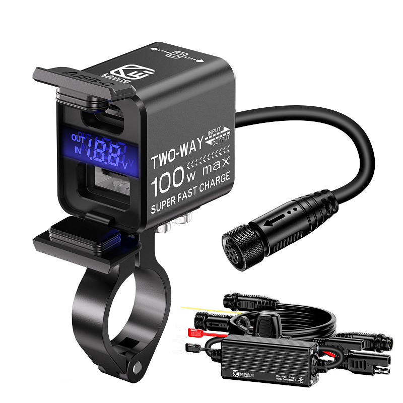 motorcycle bidirectional usb charger